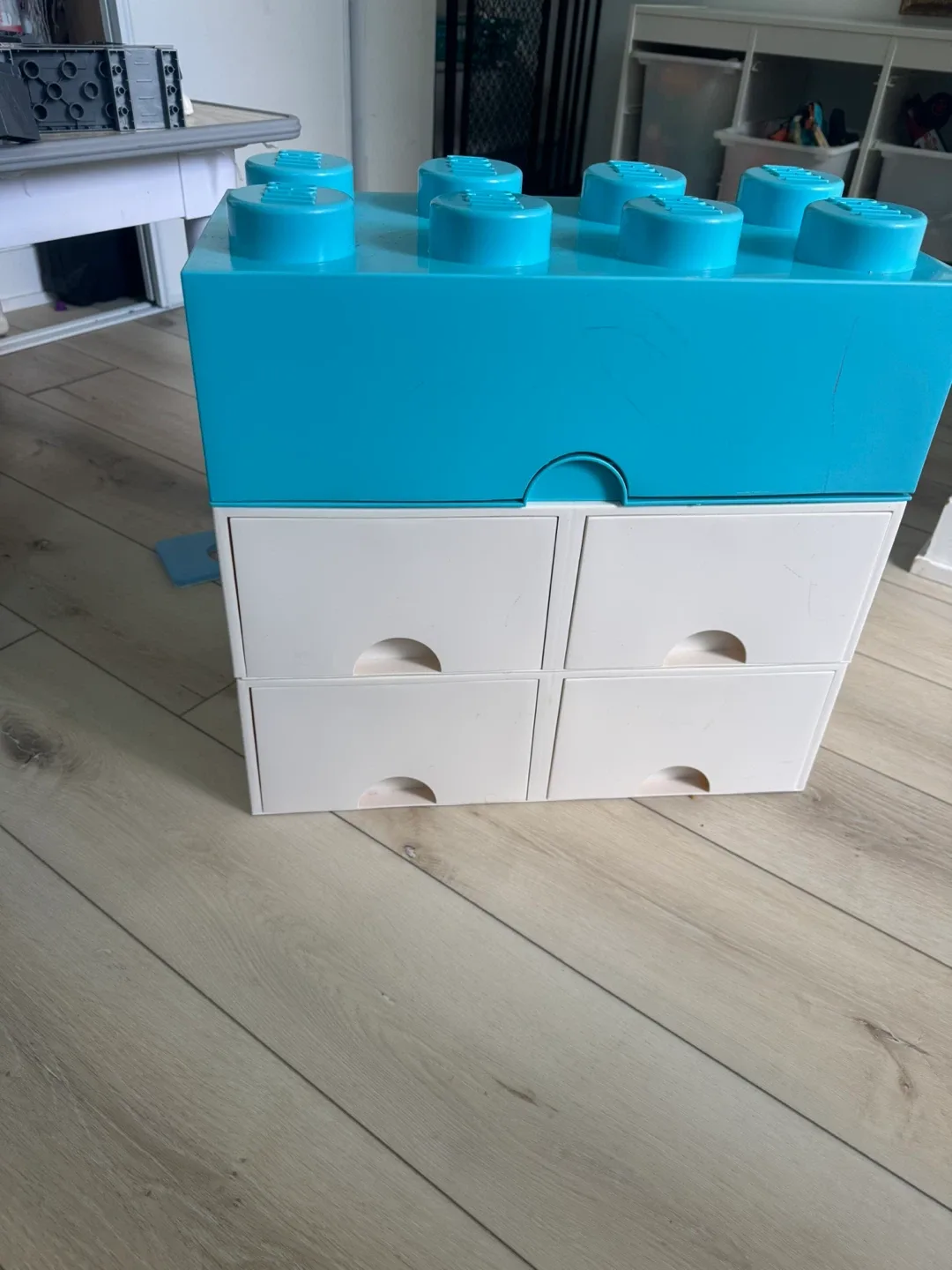 3 x LEGO 8-Stud Brick  storage drawer image indicator(4)