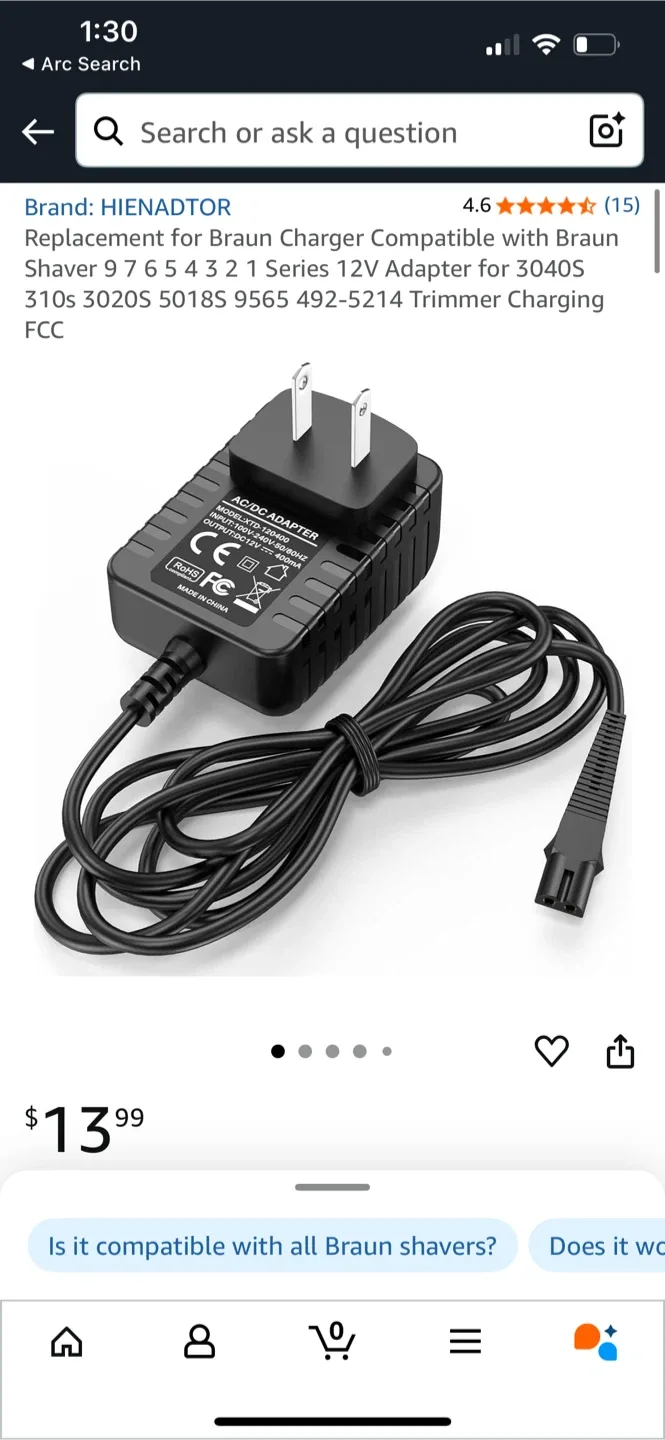 Braun S3 3010s Wireless Shaver 🥕 image indicator(5)