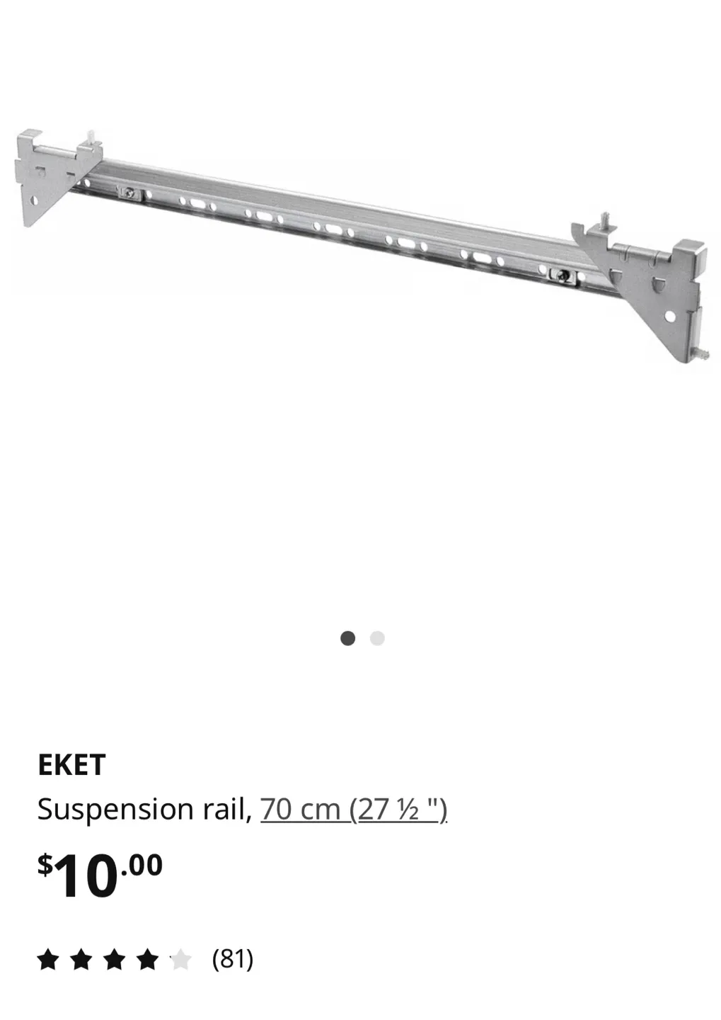 IKEA EKET White Cabinet with Doors image indicator(5)