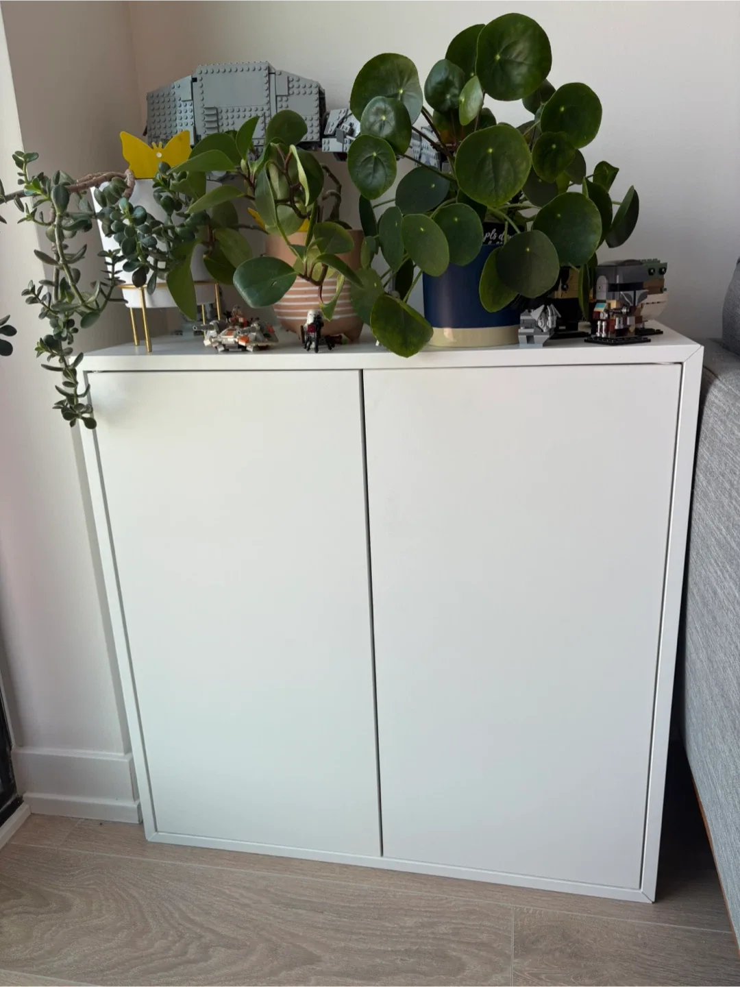IKEA EKET White Cabinet with Doors thumbnail