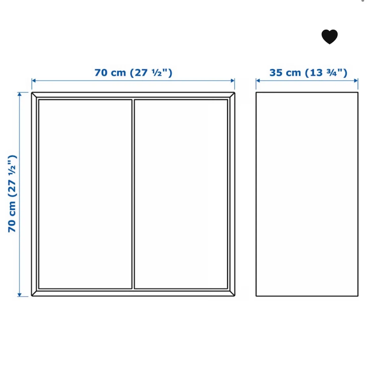 IKEA EKET White Cabinet with Doors image indicator(4)
