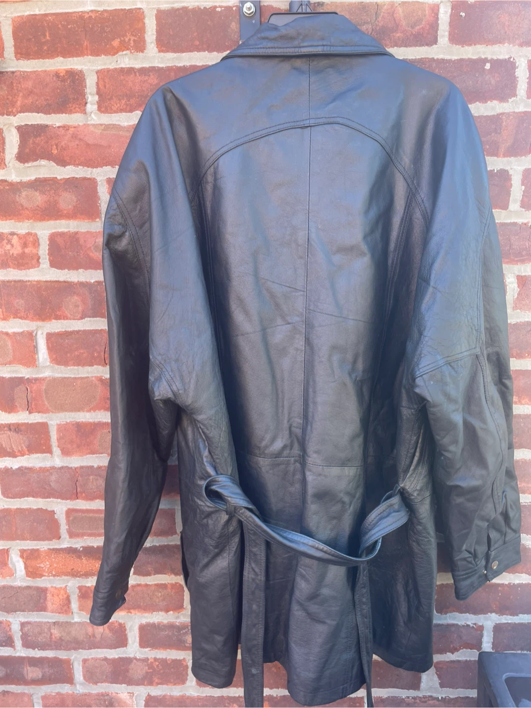 Men's leather jacket size XL - photo 2