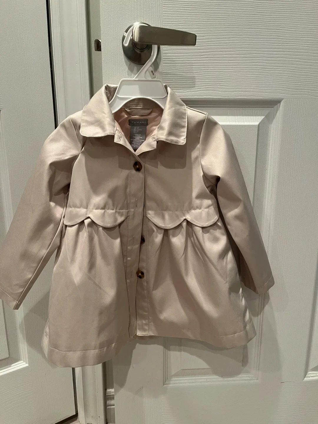Tahari Girls' Trench Coat - Size 2T thumbnail