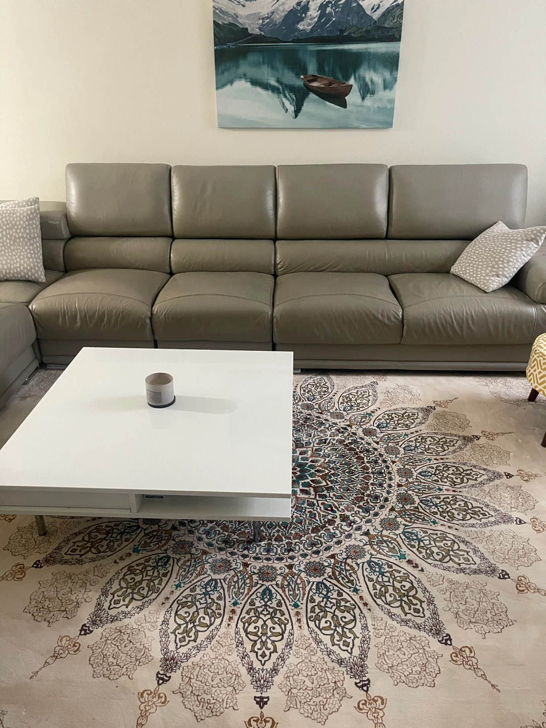 Leather Sectional Sofa - Some Wear - photo 5