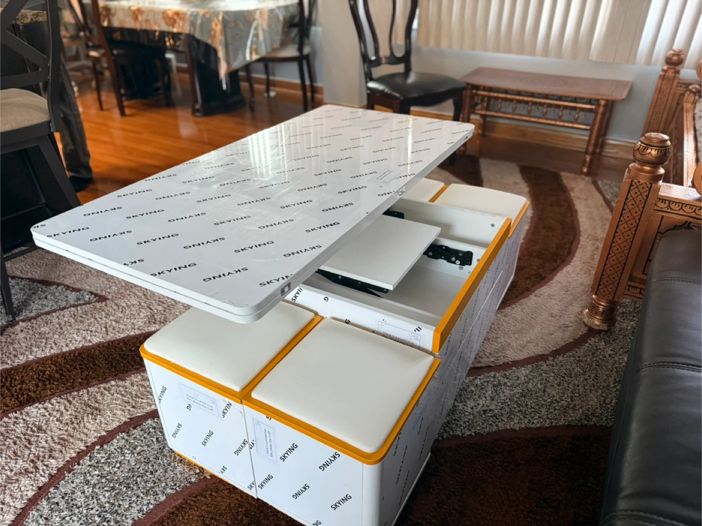 Skying Lift Top Coffee Table with Hidden Storage - photo 2