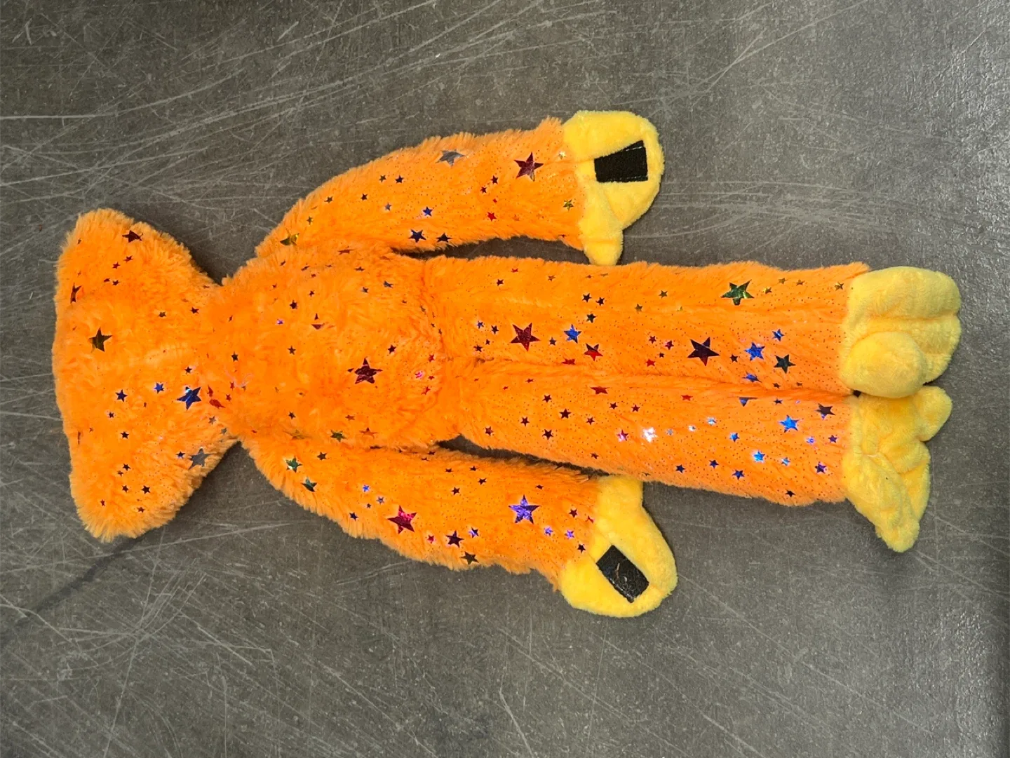 Orange Huggy Wuggy Plush Toy poppy playtime image indicator(4)