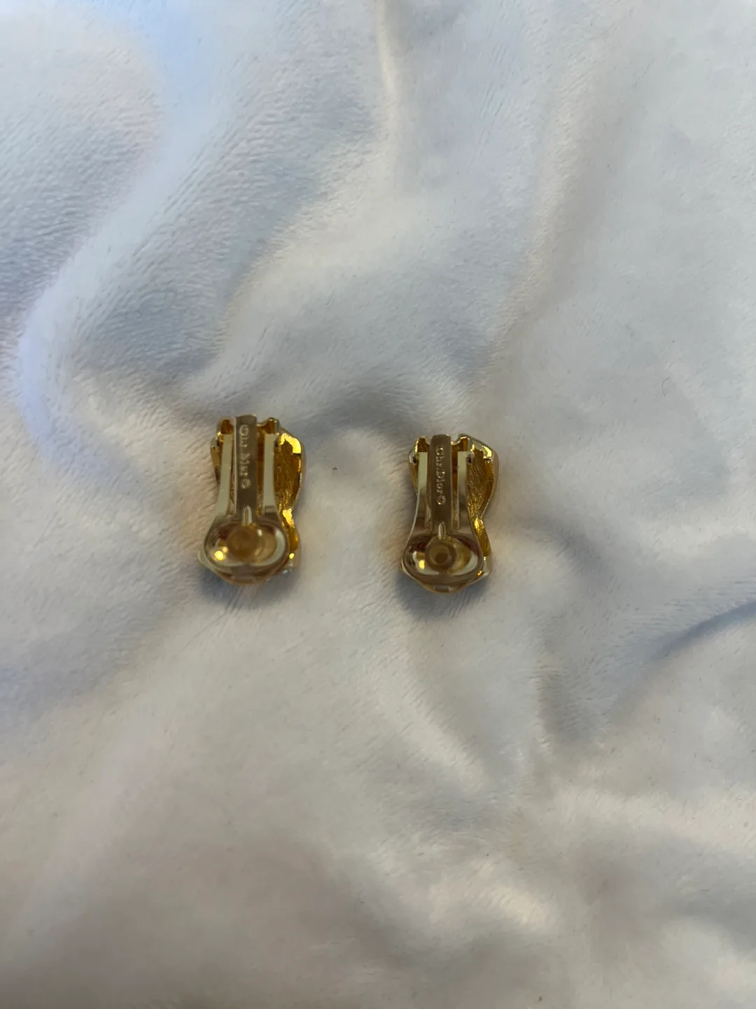 Christian Dior Gold & Black Earrings- Vintage image indicator(3)