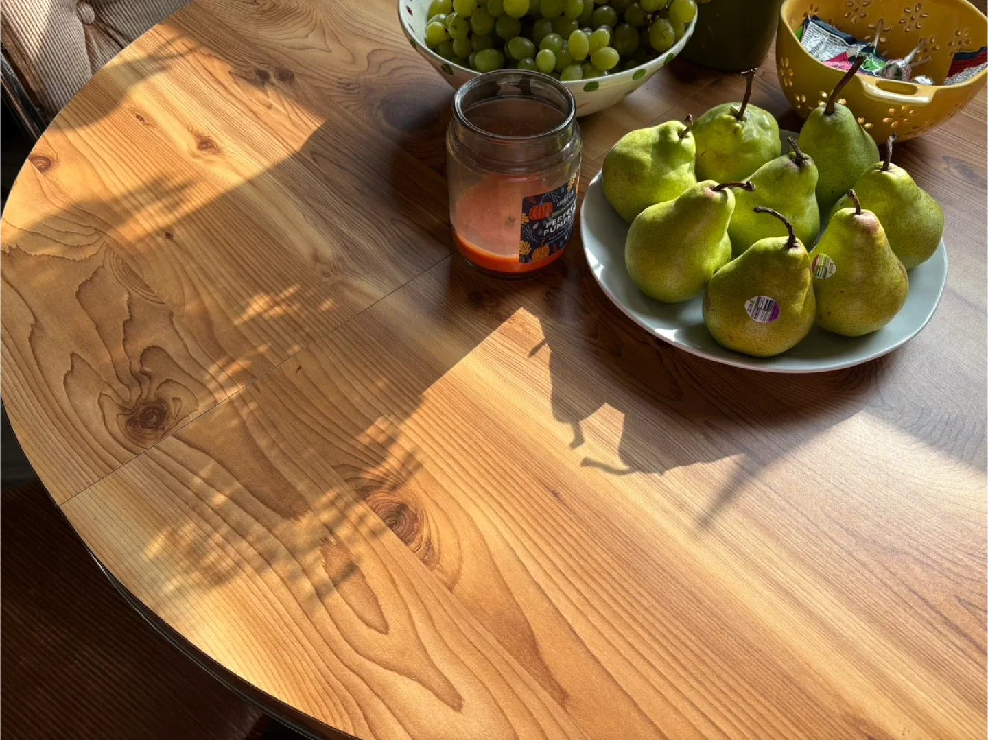 Vintage Corduroy  Chairs. Table has extension. image indicator(3)