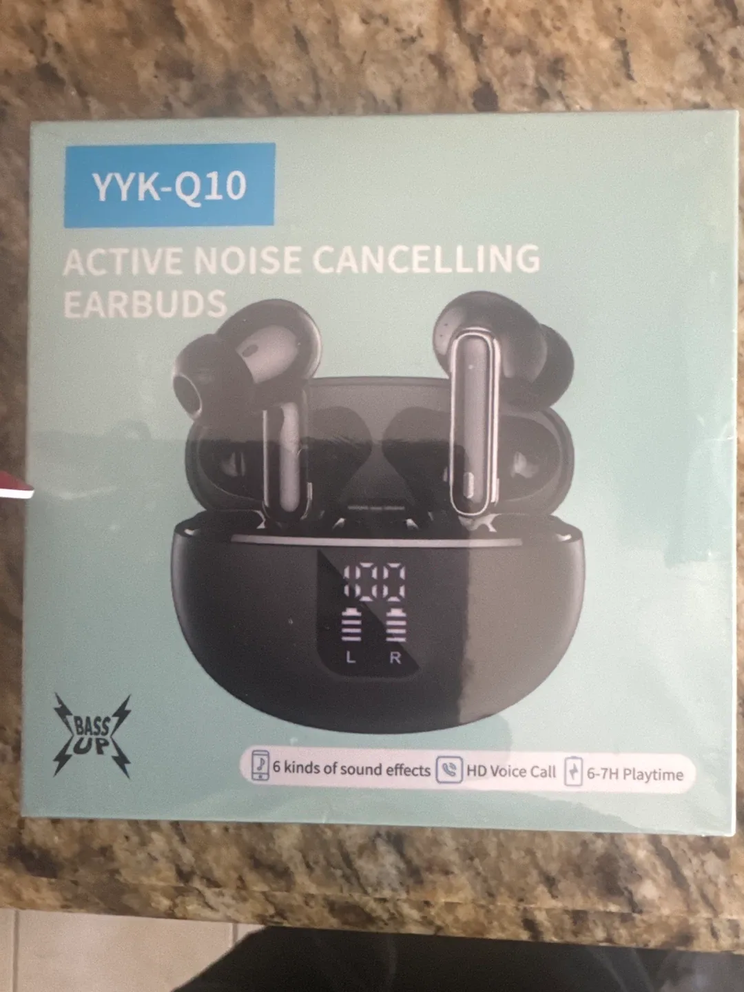 YYK-Q10 Active Noise Cancelling Earbuds - New thumbnail