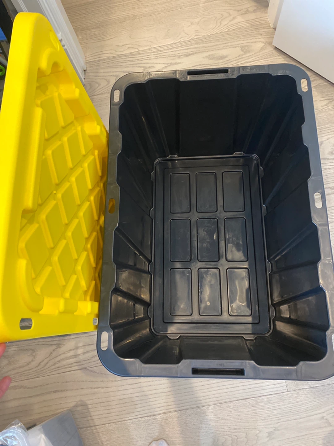 Black & Yellow Storage Container - photo 3