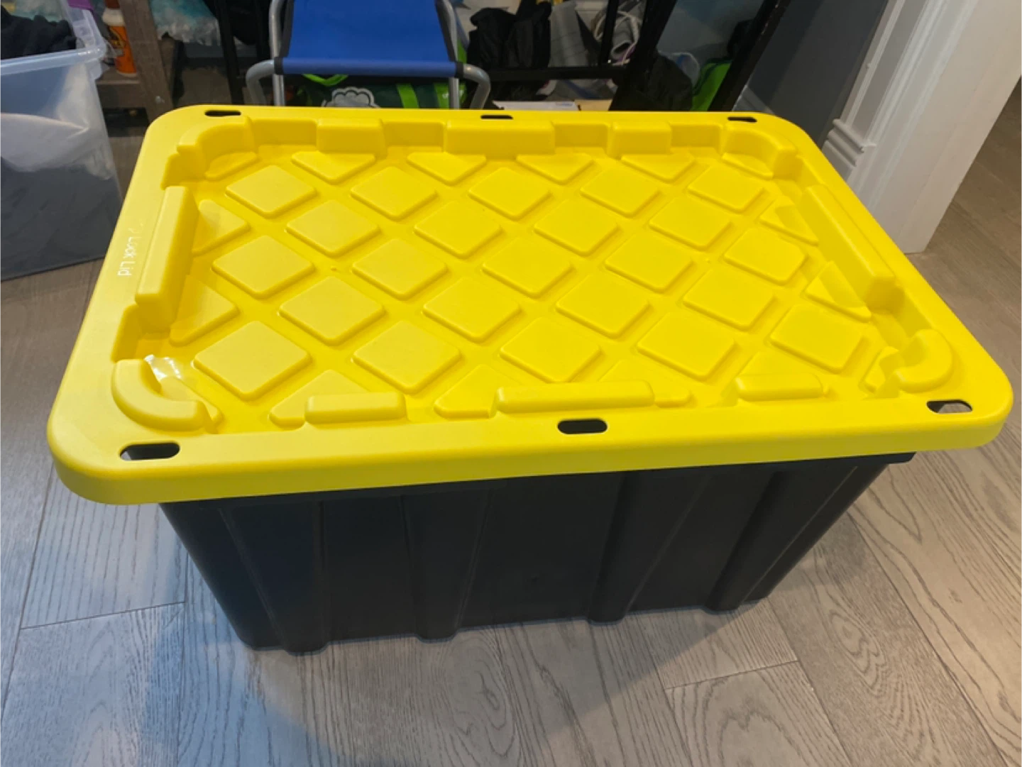 Black & Yellow Storage Container - photo 2