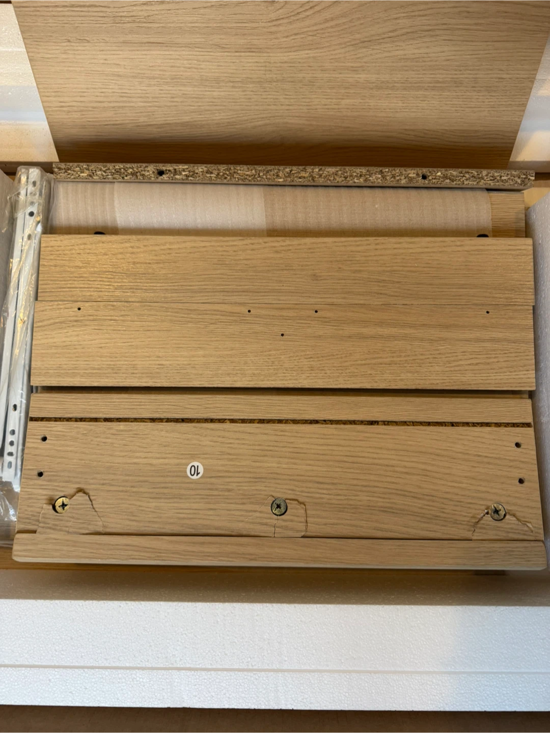 Trash cabinet tilt out single door with drawer - photo 5