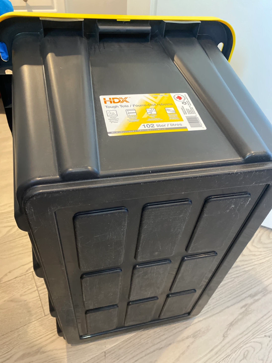 Black & Yellow Storage Container - photo 4