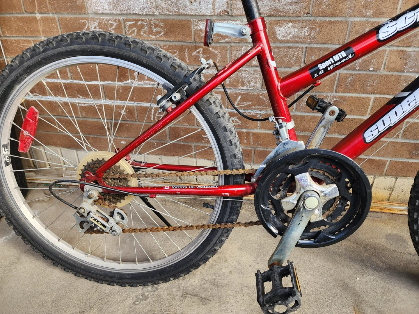 Supercycle SC1800 Mountain Bike - Red 🥕 - photo 3