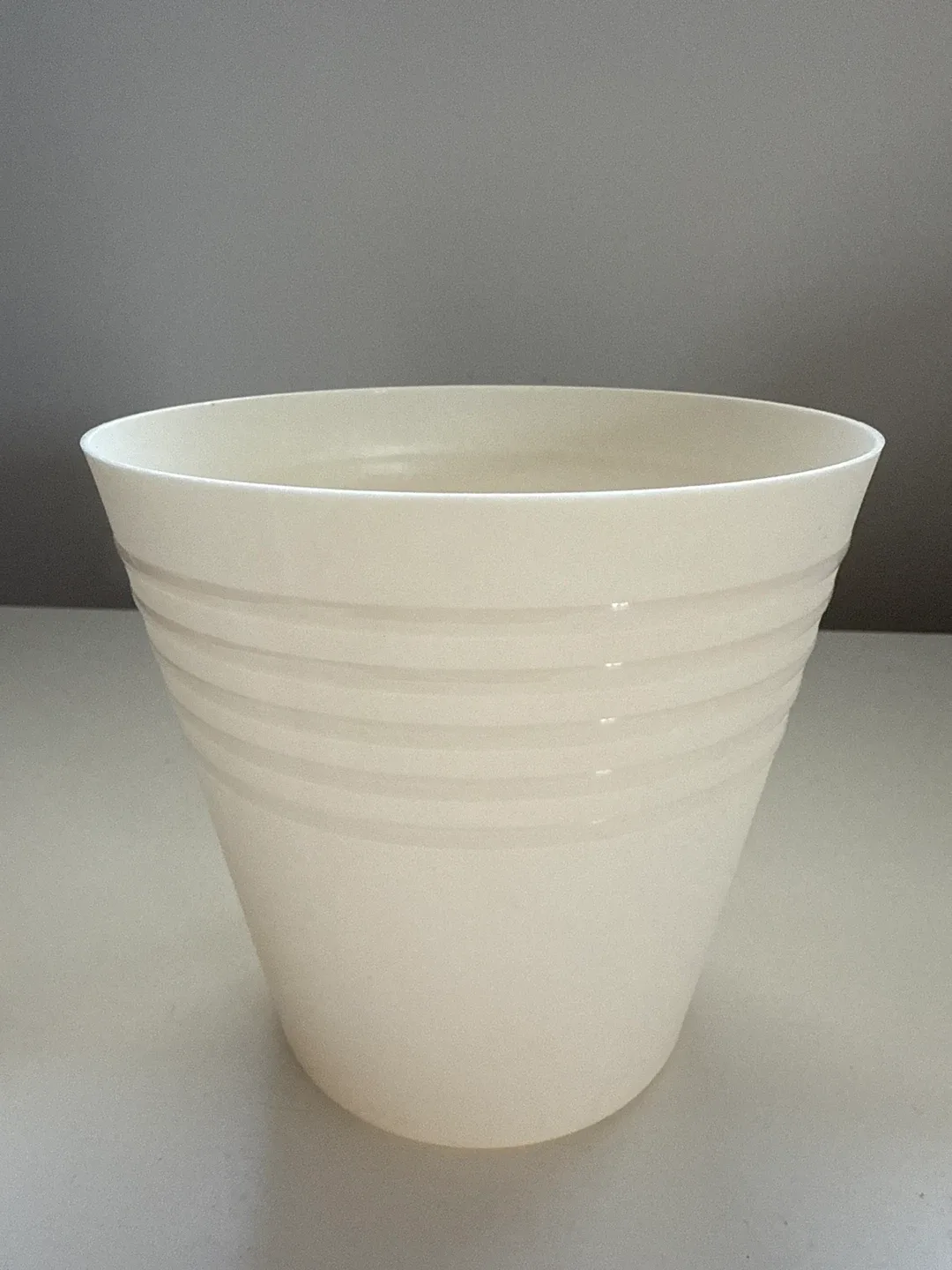 Free White Plastic Plant Pot - Free item �🥕 thumbnail