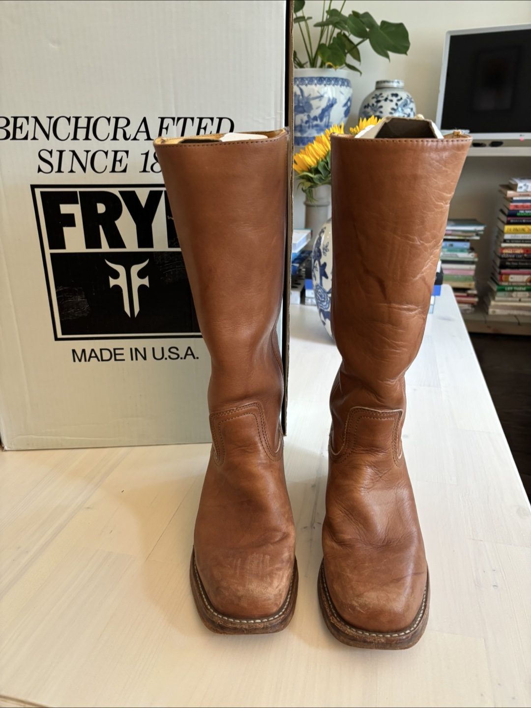Frye 14L campus boots