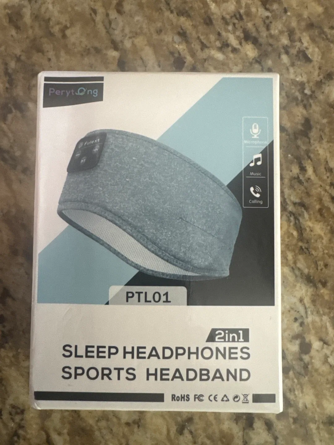 Perytong 2in1 Sleep Headphones Sports Headband - New thumbnail