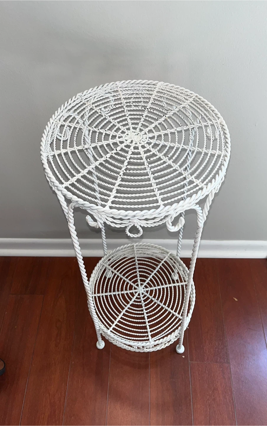 Wrought iron plant stand - photo 2