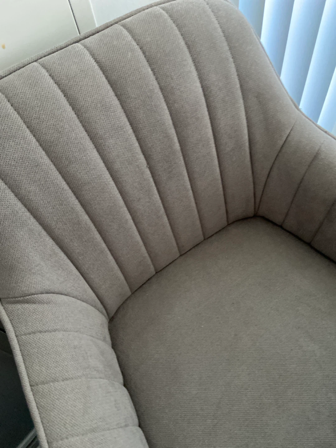 Beige Upholstered Dining Chair - photo 2