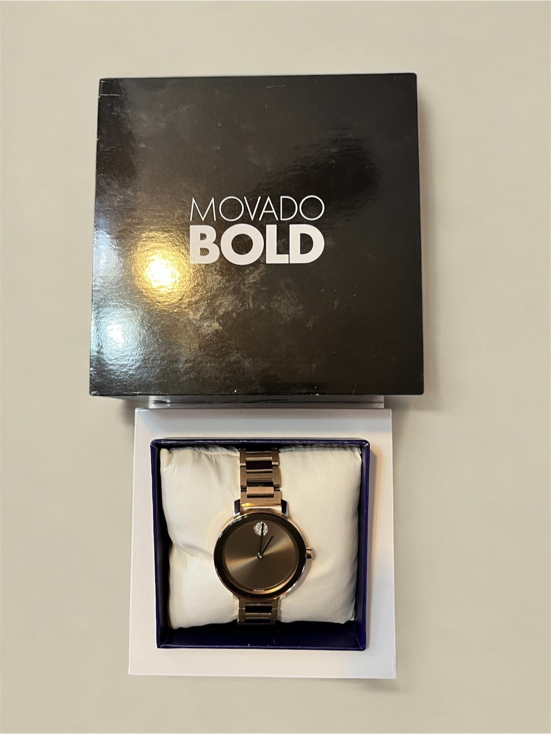 Movado Bold Rose Gold Watch