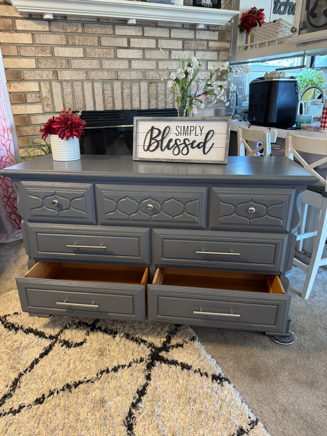 ✨✨BEAUTIFUL GRAY SOLID WOOD 7 DRAWER DRESSER ✨✨✨✨ - photo 3