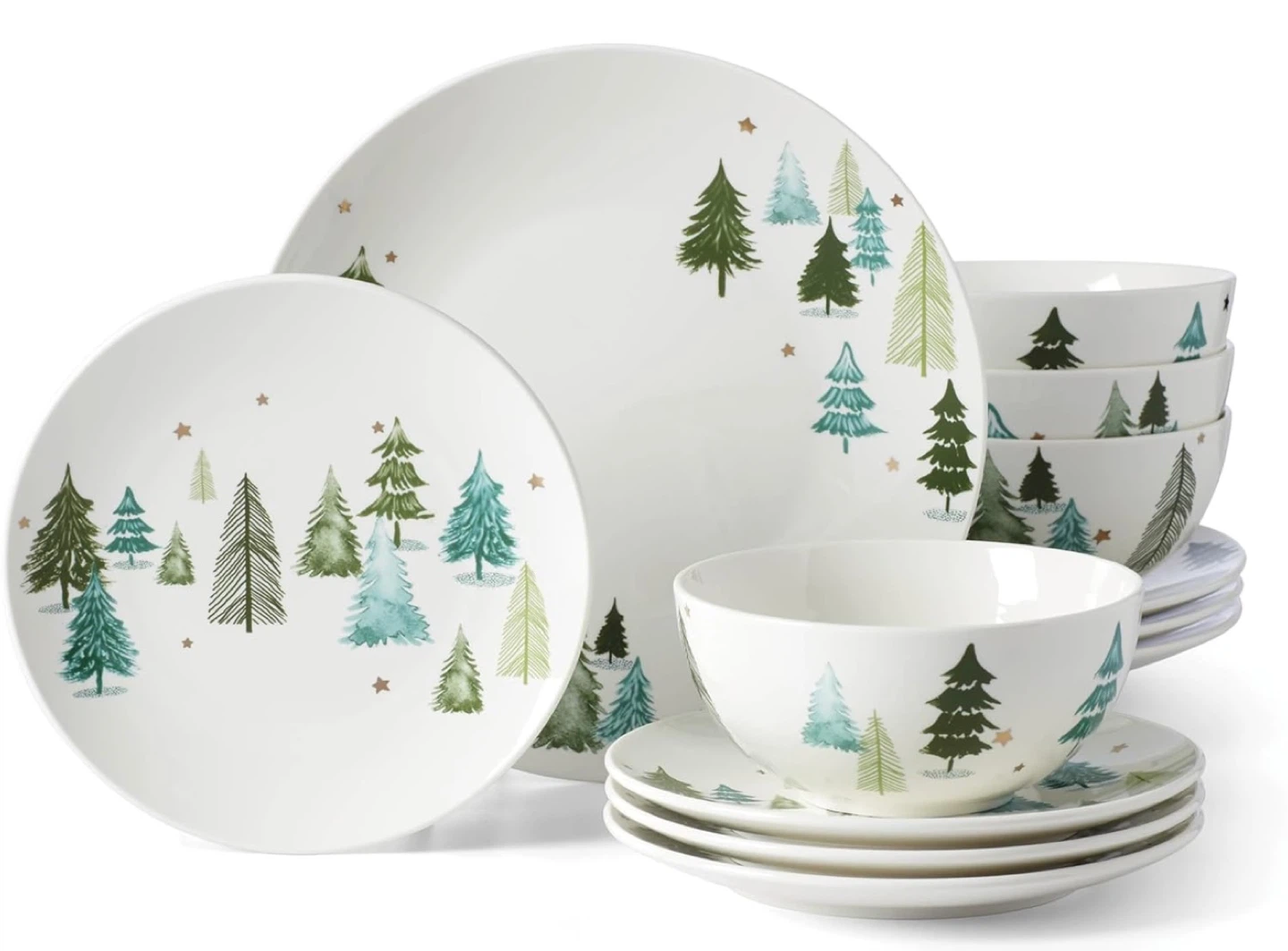NEW Lenox Balsam Lane 12-Piece Dinnerware *2 SETS* + FREE 🎁