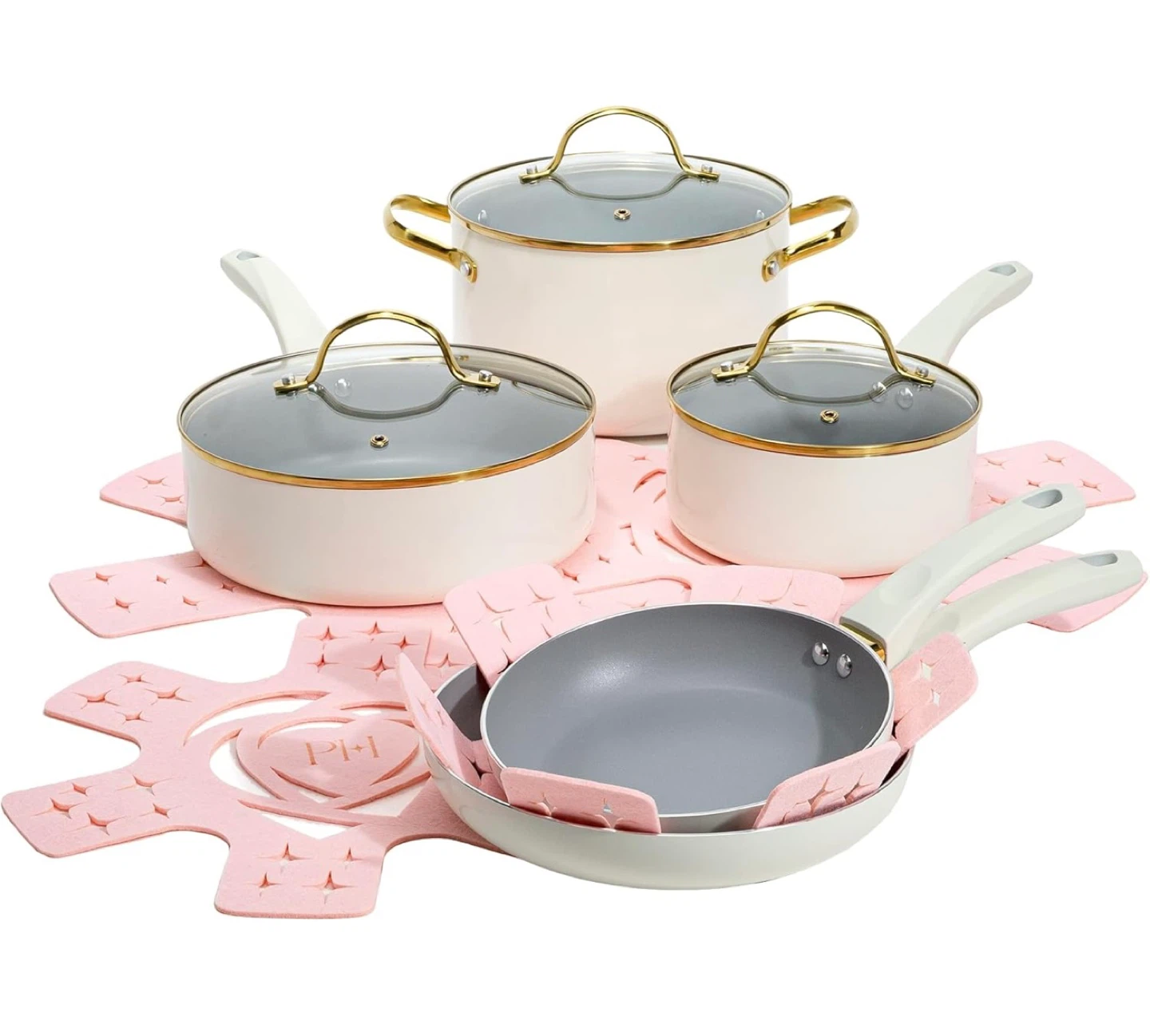 NEW Paris Hilton 12-Piece Cookware Set