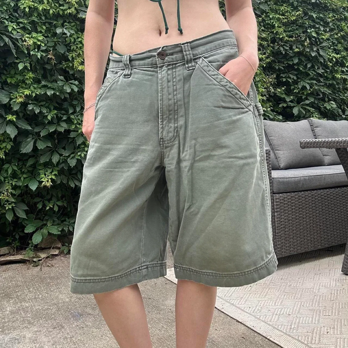 Green Carpenter Shorts image indicator(3)