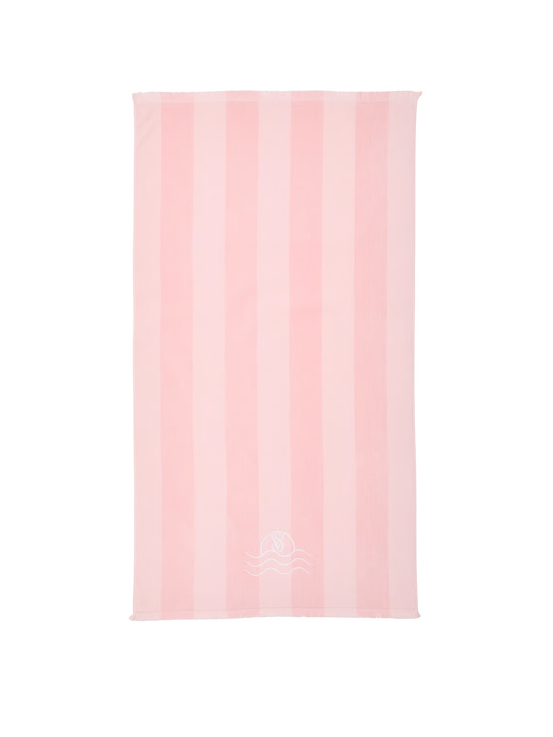 Victoria's Secret Pink Striped Beach Towel - photo 3