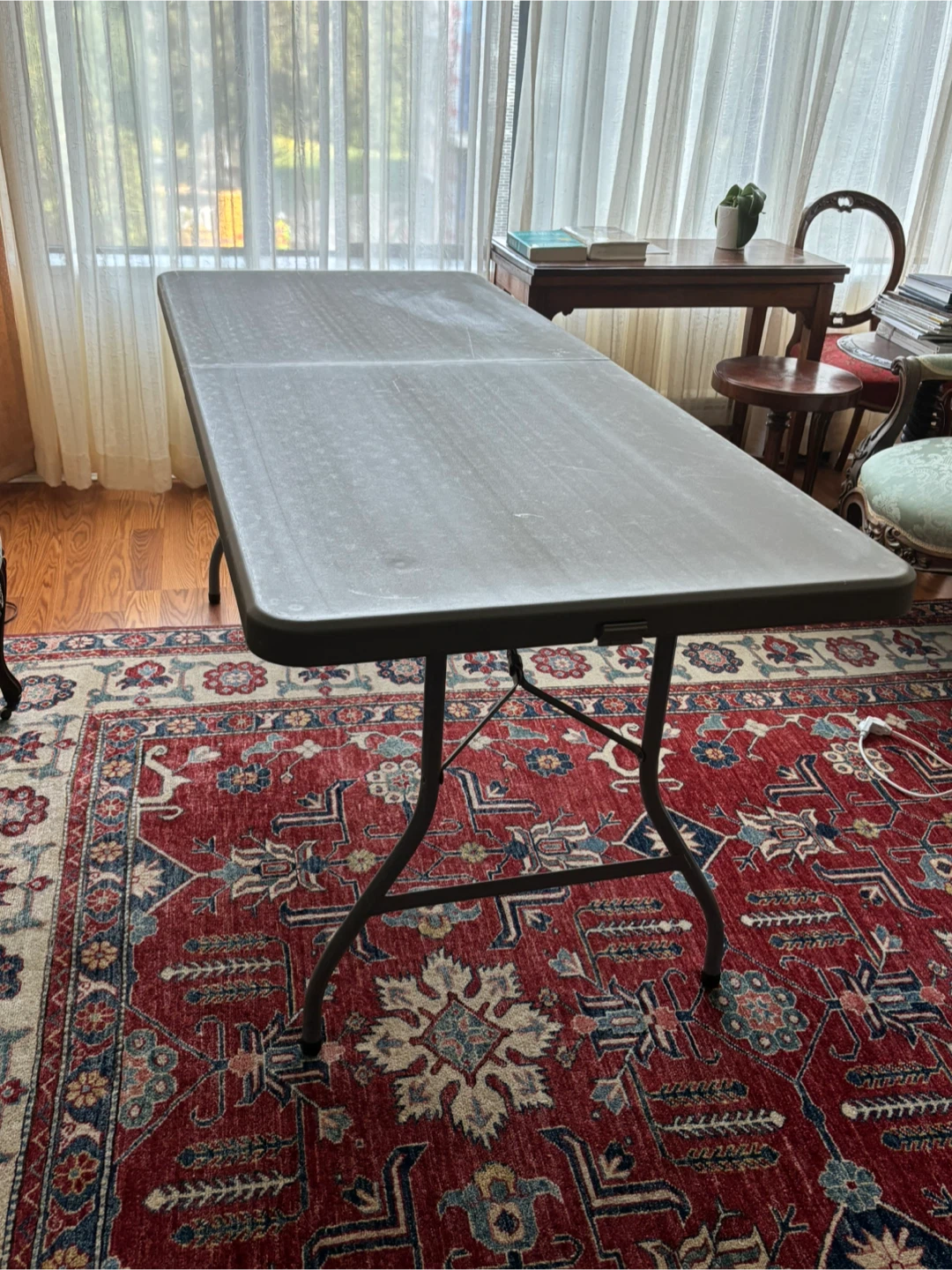 Grey Folding Table - photo 4