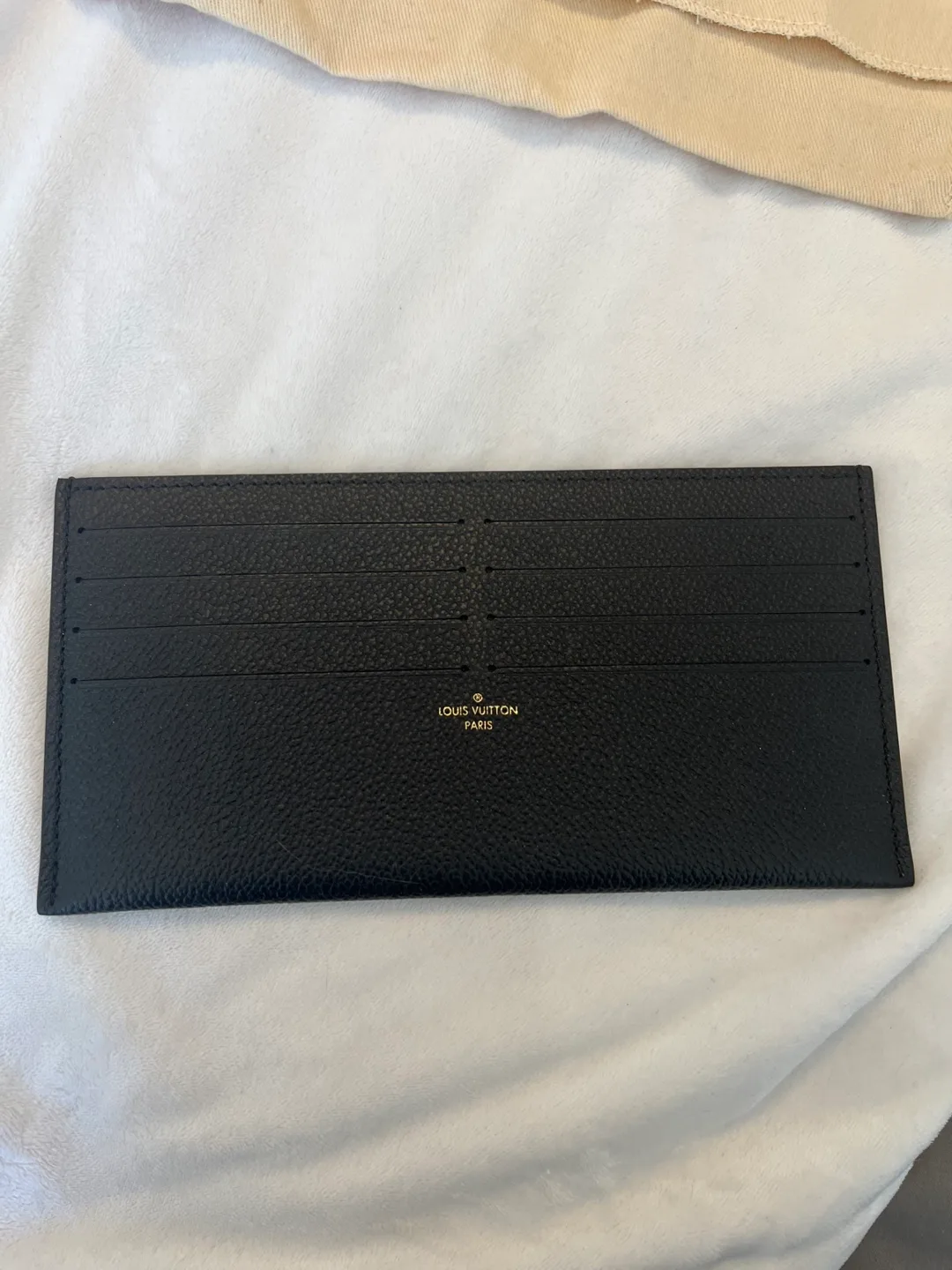 Louis Vuitton Black Card Holder with Box image indicator(3)