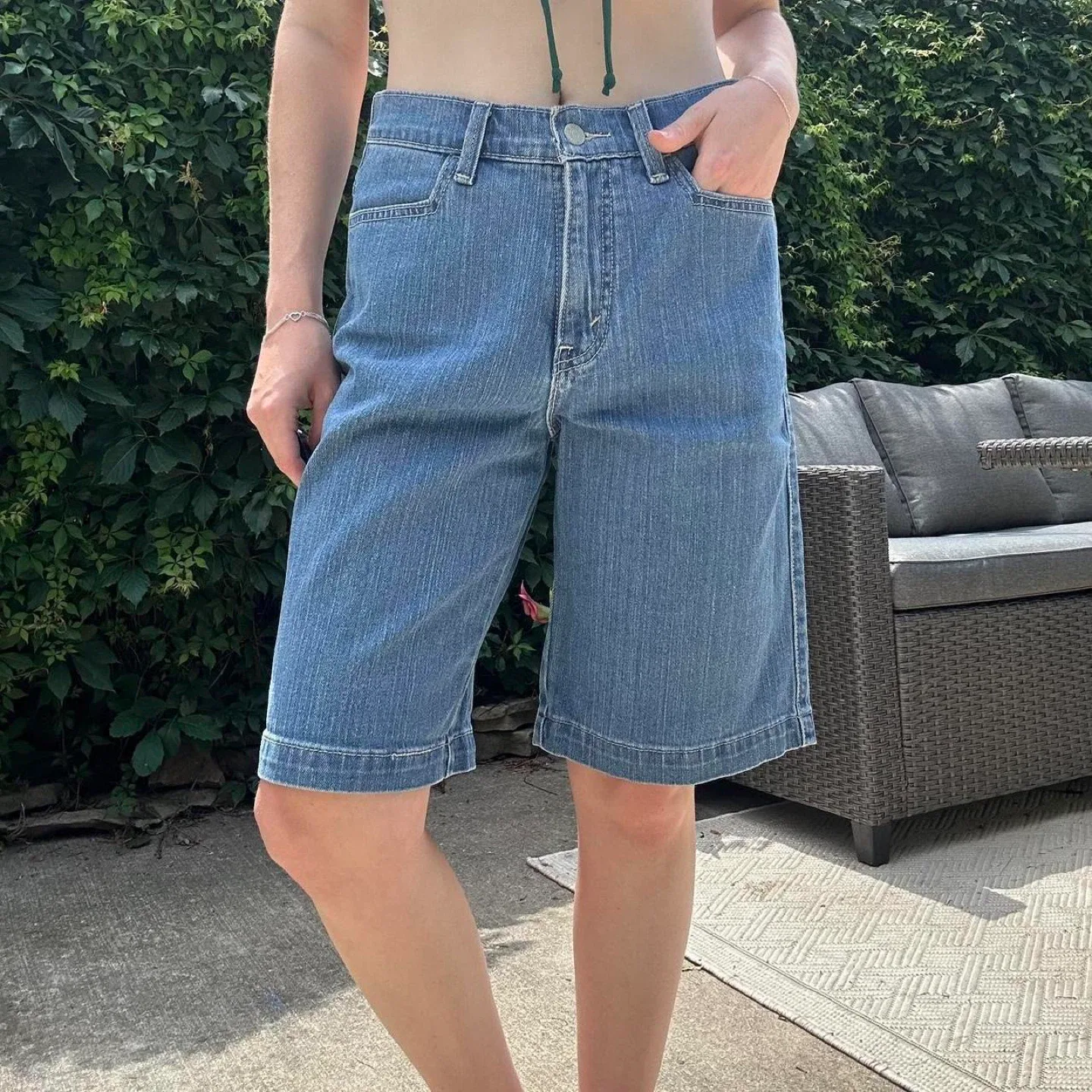 Levi's Denim Bermuda Shorts image indicator(2)