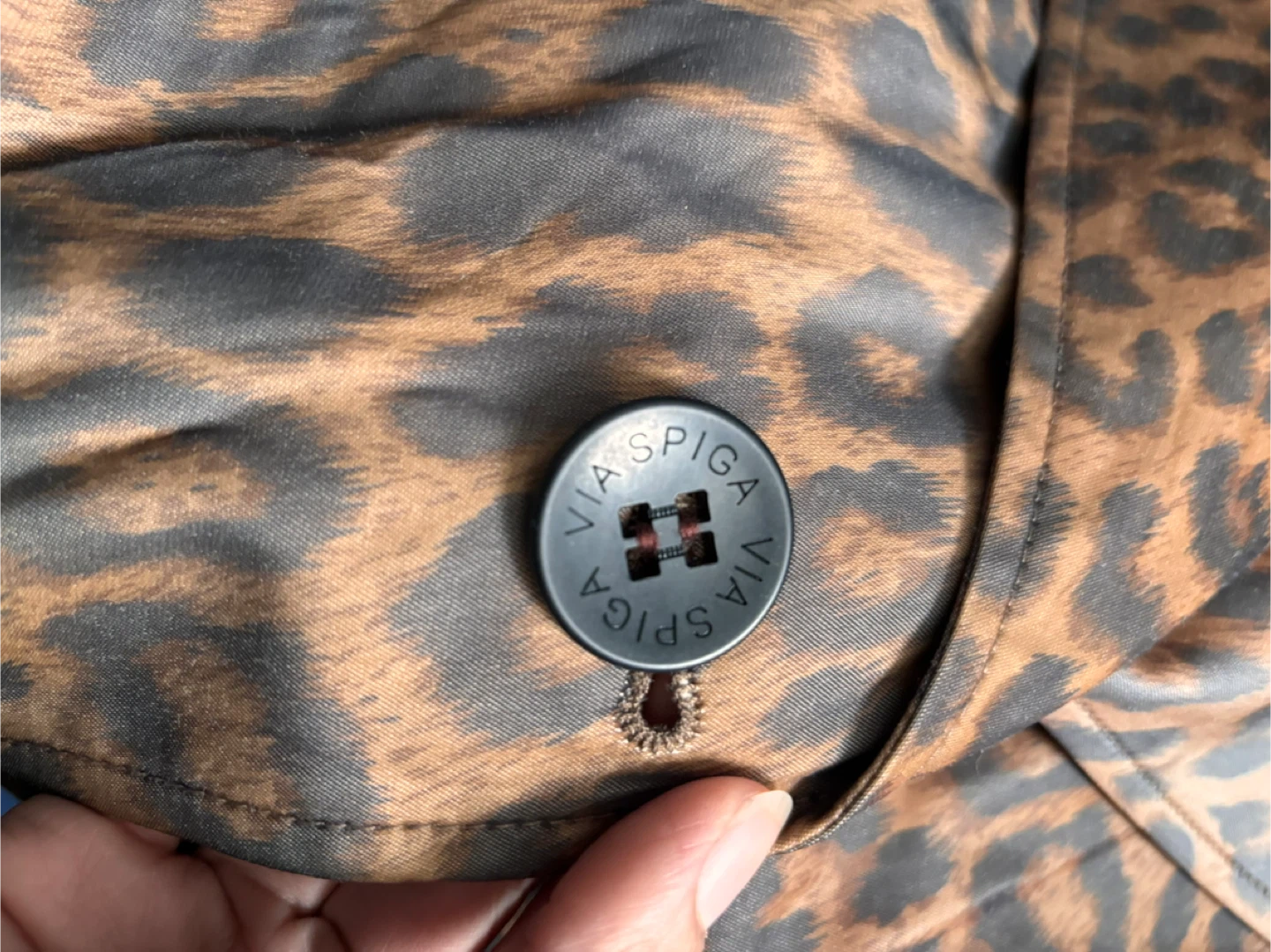 Via Spiga Leopard Print Coat Size PP - photo 4