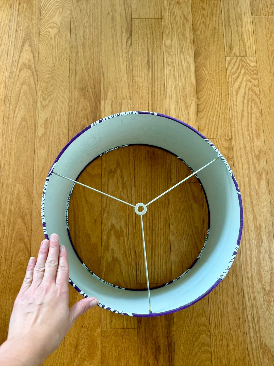 Purple Floral Lampshade image indicator(2)