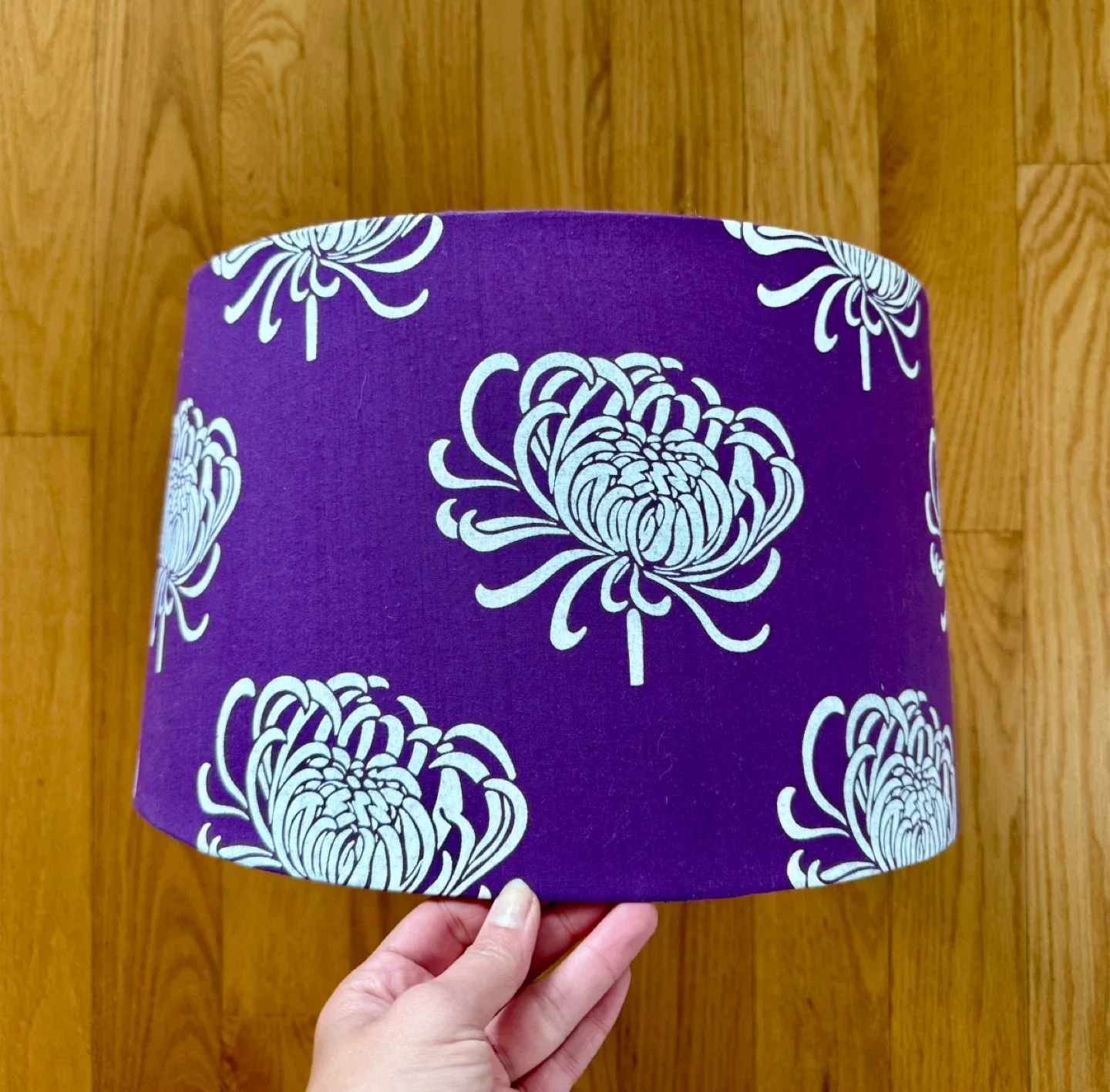 Purple Floral Lampshade thumbnail