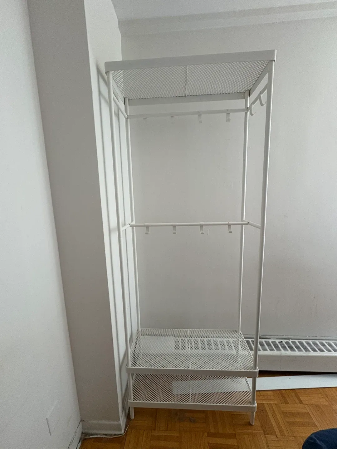 IKEA White Clothes Rack