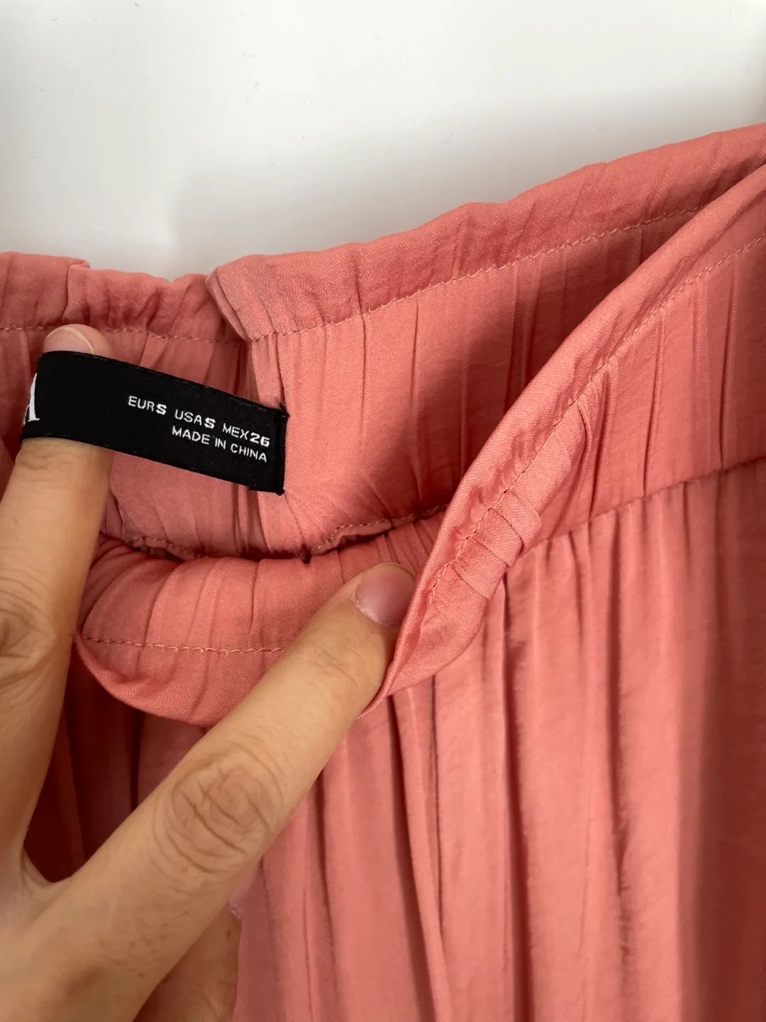 Zara Pink Wide Leg Pants - Size USAS MEX26 image indicator(2)