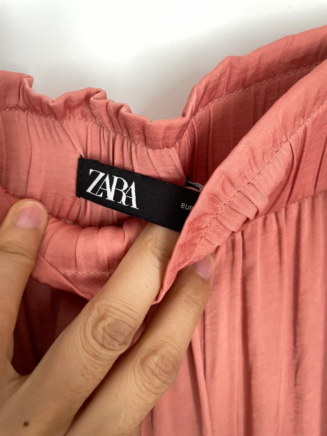 Zara Pink Wide Leg Pants - Size USAS MEX26 thumbnail