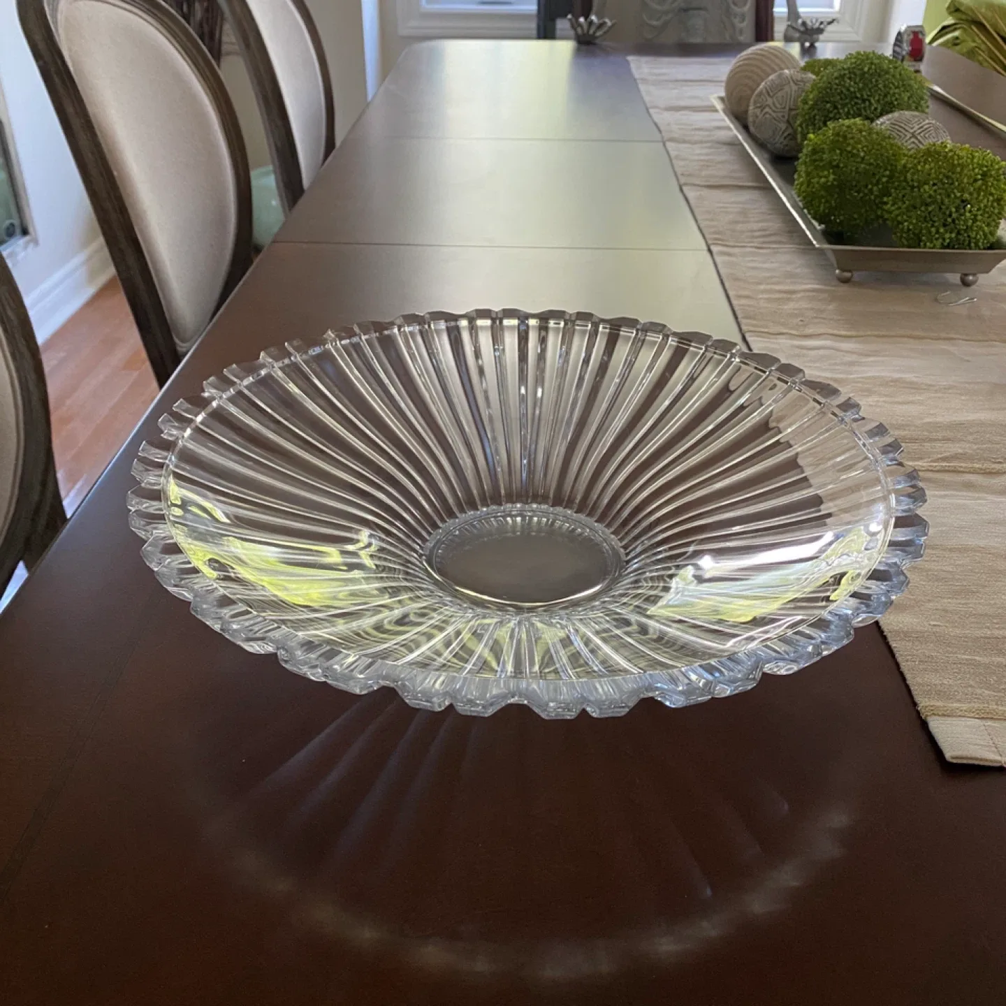 Mikasa Ribbed Crystal Bowl thumbnail