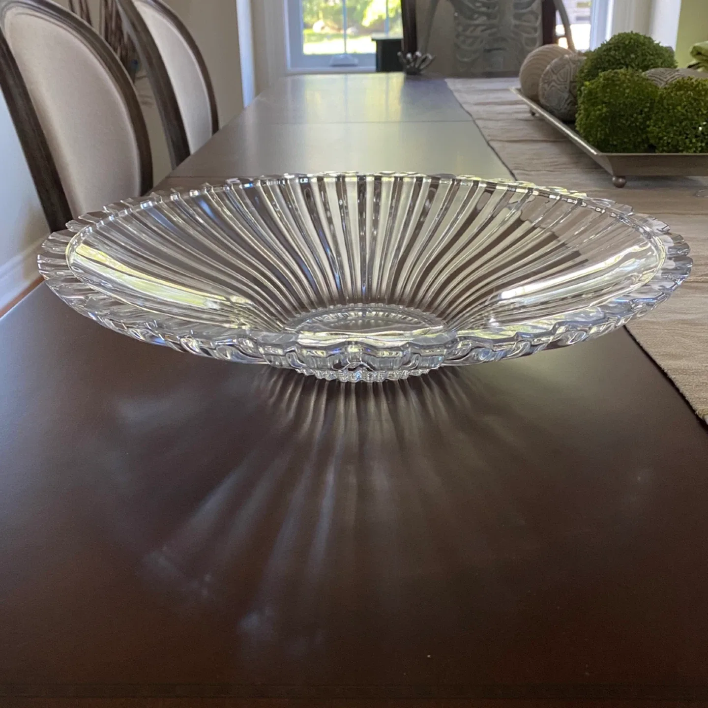 Mikasa Ribbed Crystal Bowl image indicator(2)