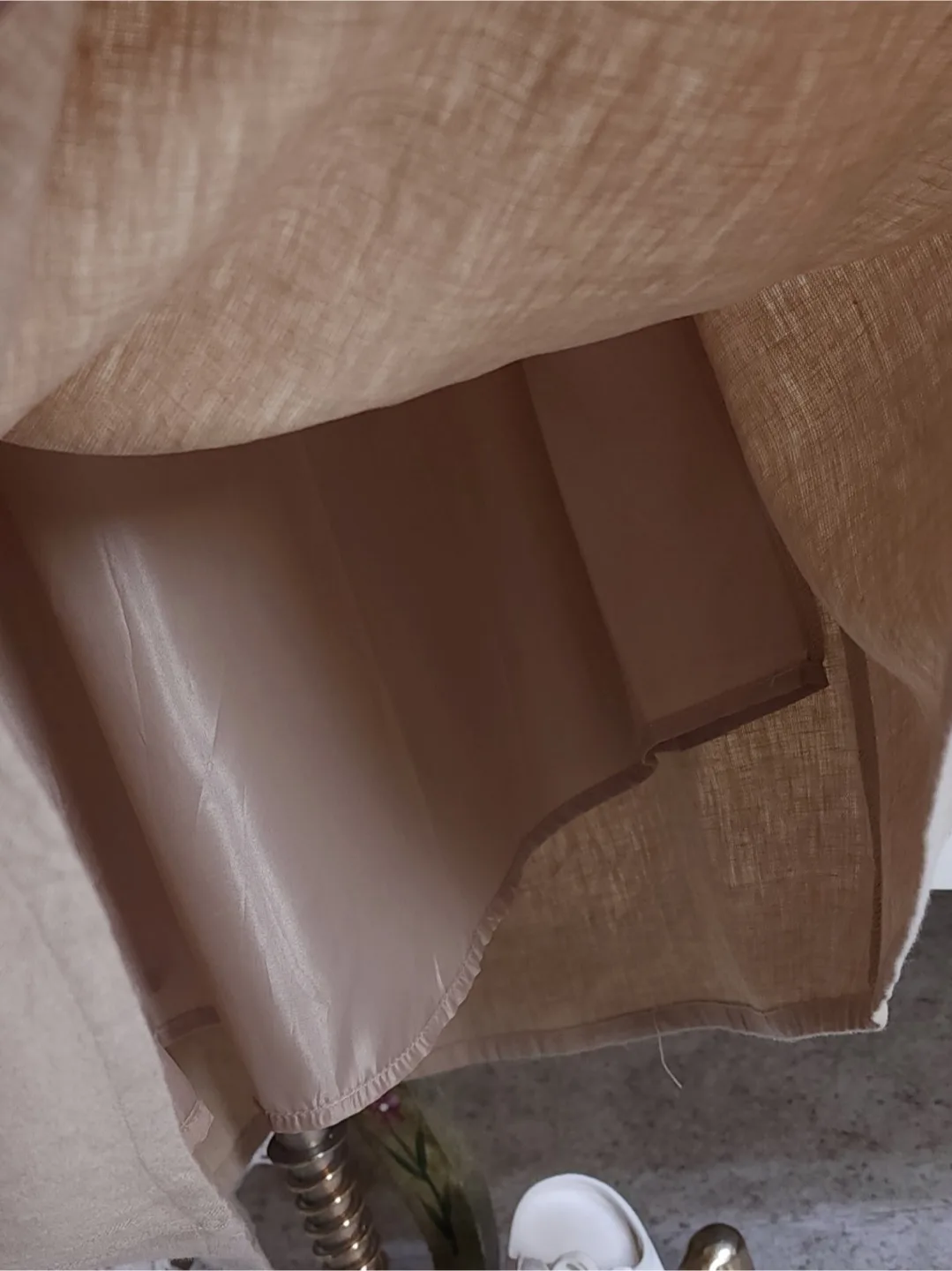 Linen Rayon Midi Skirt image indicator(5)