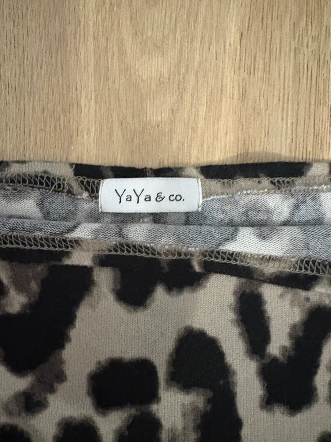 YaYa & co. Leopard Print Top - Size L image indicator(2)