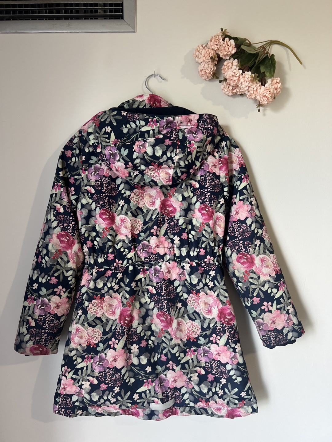 Basic Needs by Name It Floral windproof coat Size 11Y - photo 2