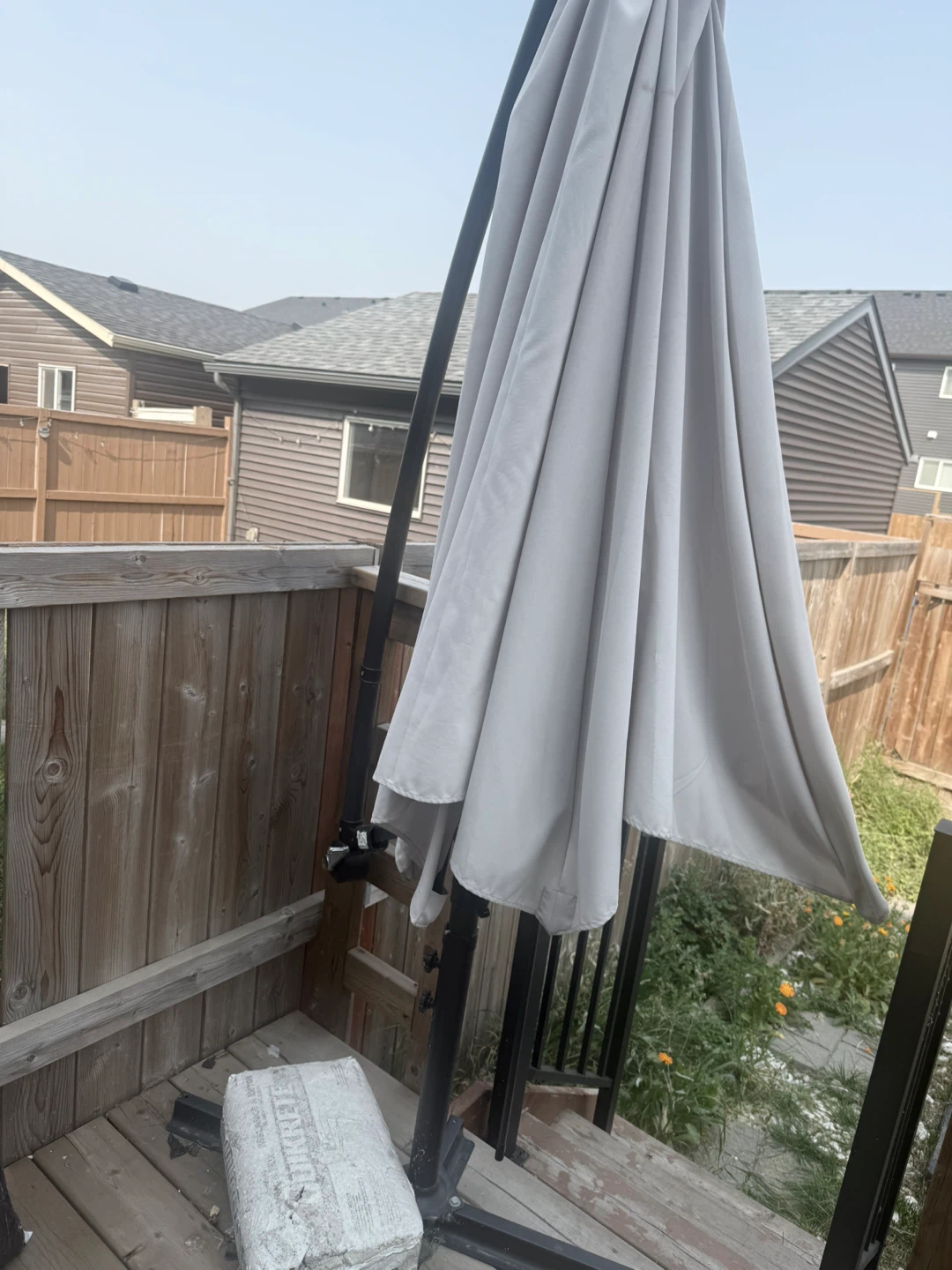 Outdoor Patio Umbrella - Grey - photo 5