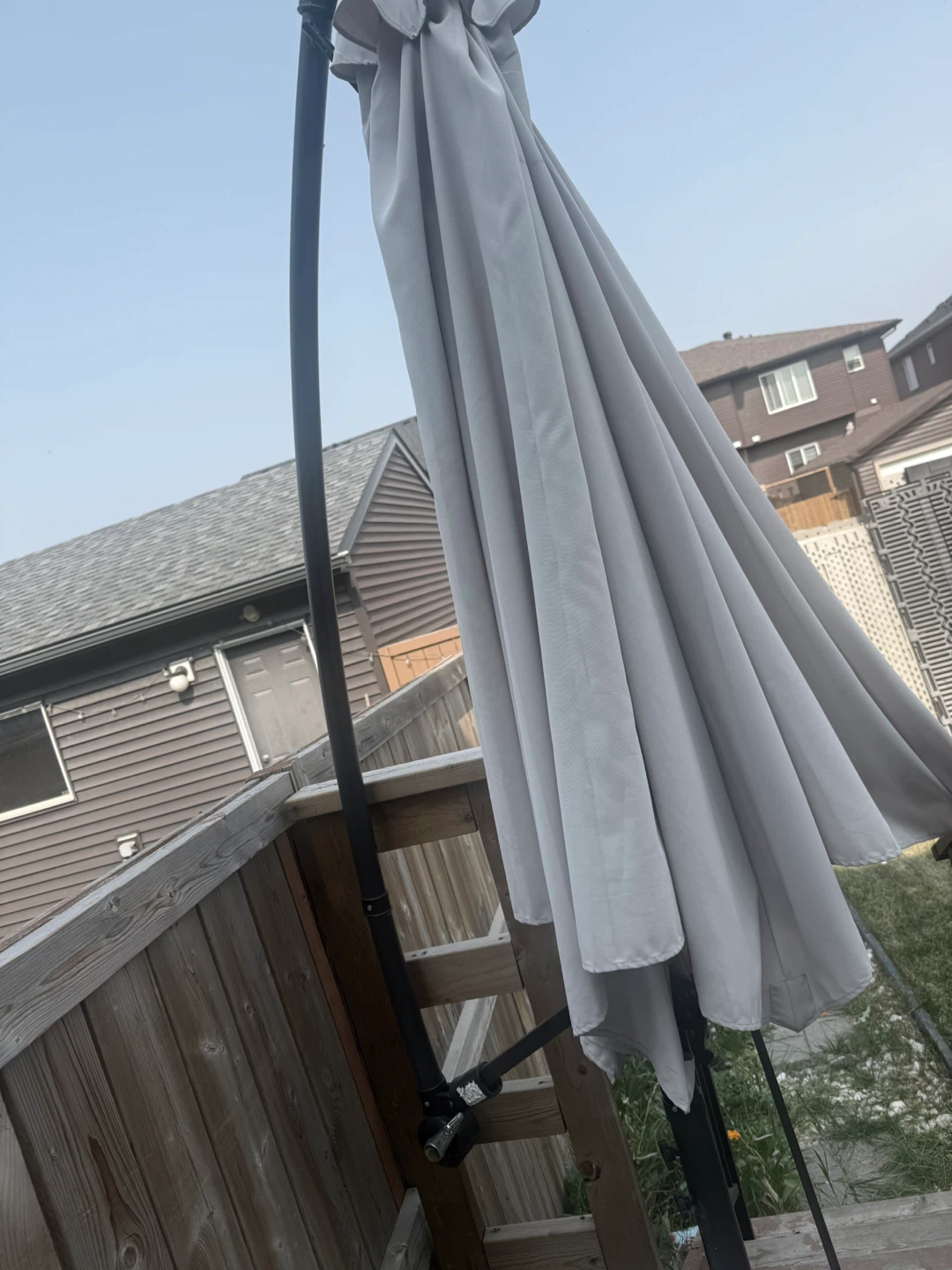 Outdoor Patio Umbrella - Grey - photo 2