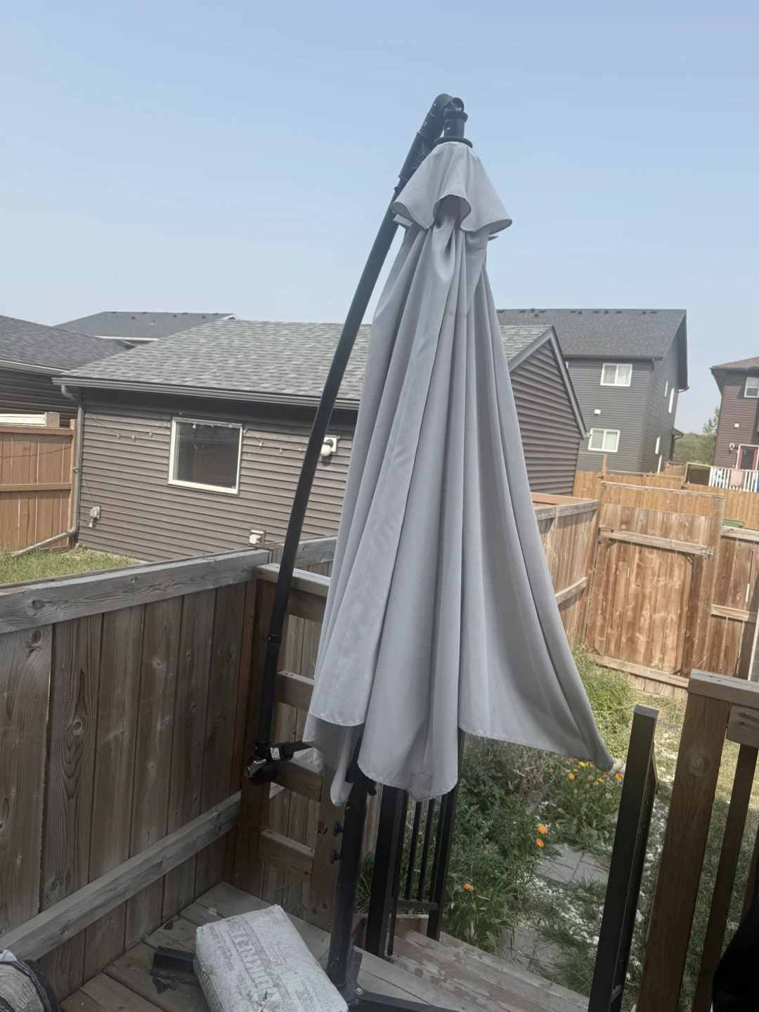 Outdoor Patio Umbrella - Grey