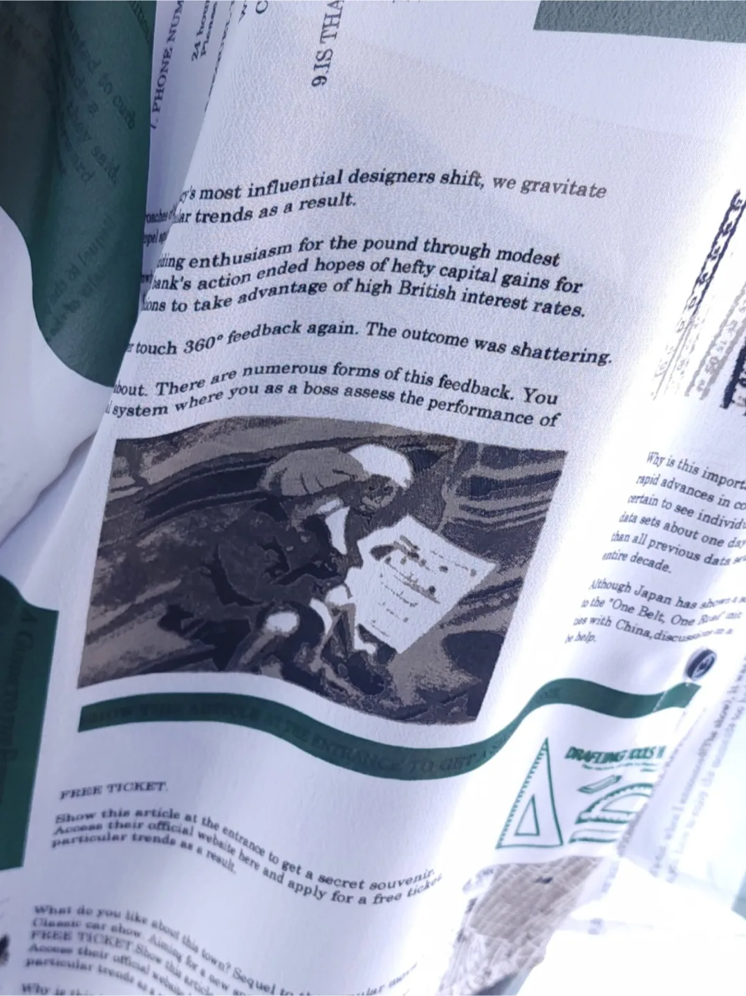 Vintage Oversized Print Blouse Shirt image indicator(8)