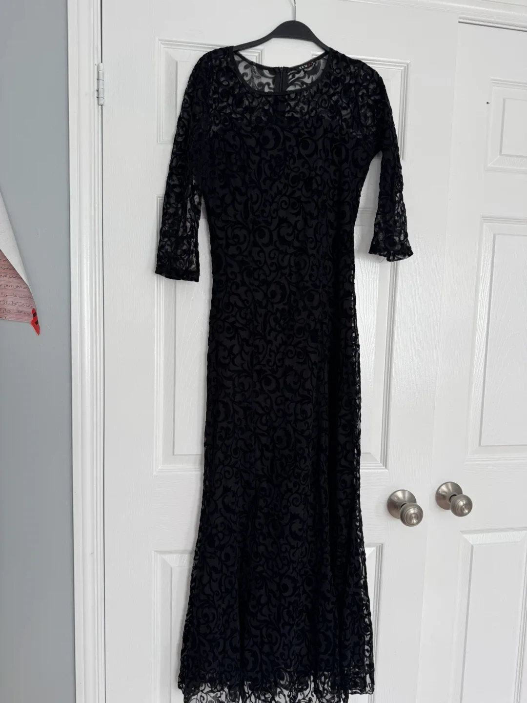 Zenzii Black Velvet Dress thumbnail