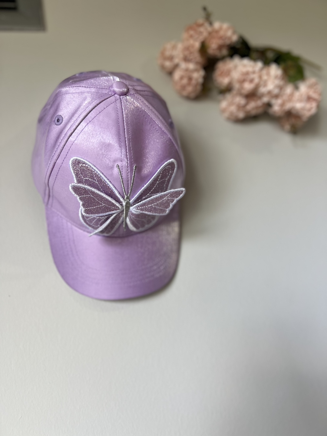 Lilac Butterfly Baseball Cap