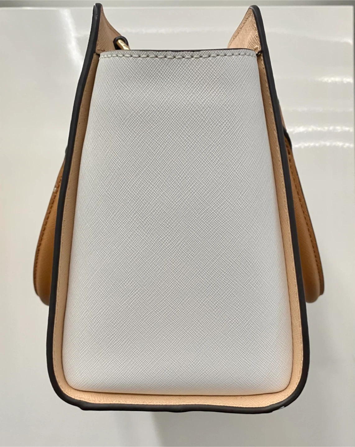Michael Kors Satchel Bag - Peach/White - photo 3